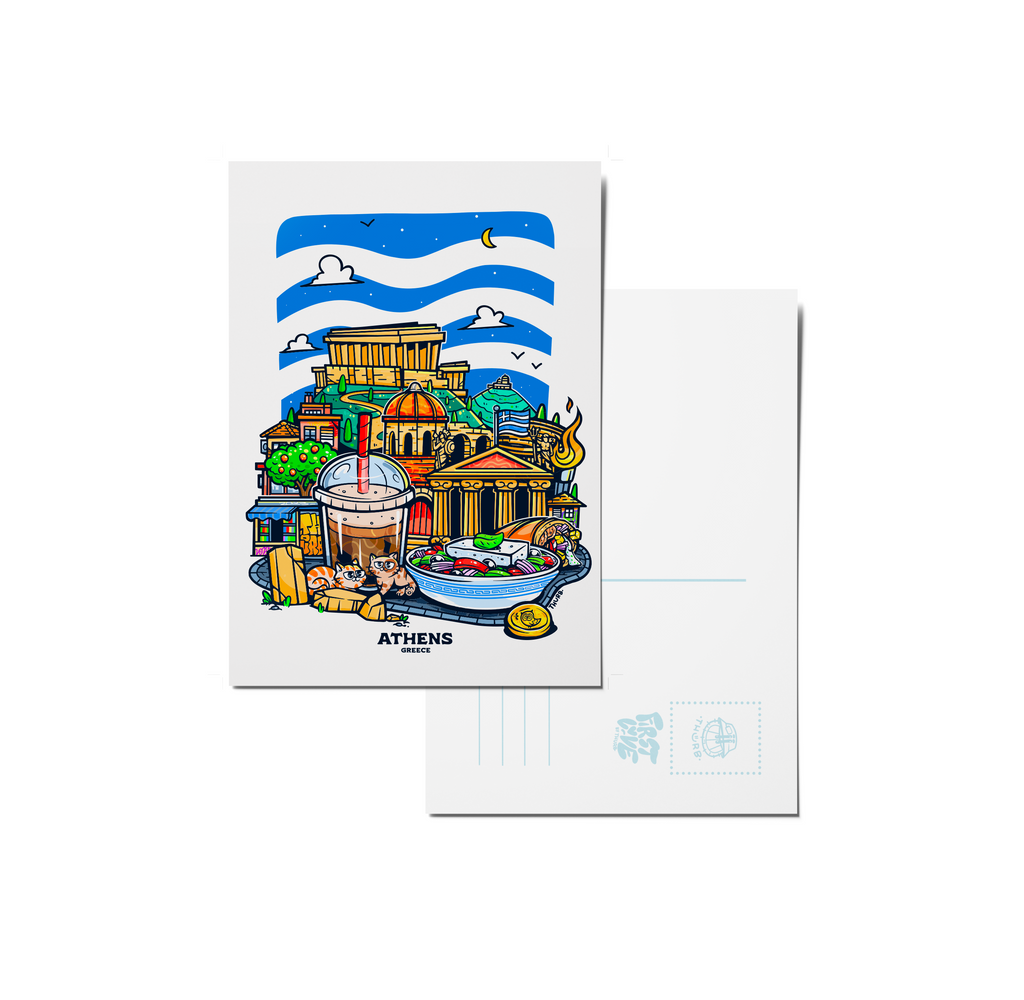 CARTE POSTALE - ATHÈNES