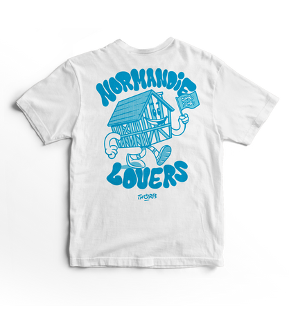 T-shirt coton bio - Normandie Lovers BLEU