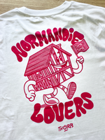 Charger l&#39;image dans la galerie, T-shirt coton bio - Normandie Lovers ROUGE
